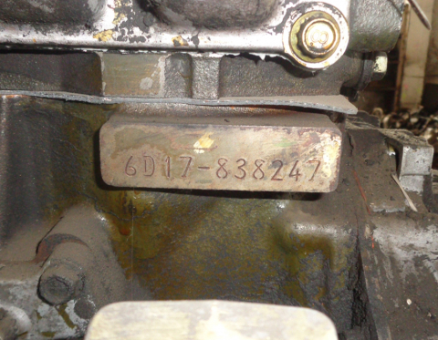 Контрактный двигатель MMC MITSUBISHI 6D17