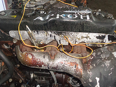 Контрактный  двигатель ISUZU 4BE2